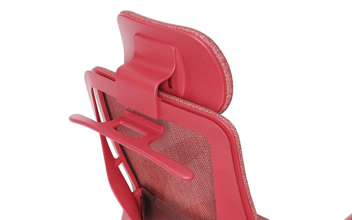Migliora il tuo spazio di lavoro con schiena alta sedia da ufficio Executive Red Mesh con supporto lombare