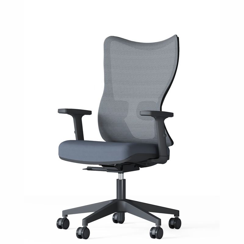 Sedile da ufficio a maglia regolabile per adulti 645*695*1010-1110mm Ruote girevoli comode