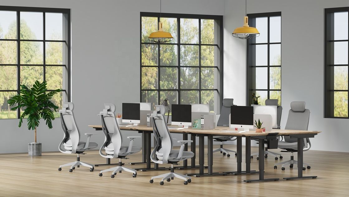 Sedia elevatrice di design moderno con schiena alta Sedia di ufficio girevole per personale e manager a Foshan