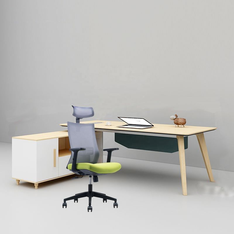 Sedia a maglia regolabile con appoggio per braccio e appoggio per testa per ufficio con design ergonomico per schiena alta moderna