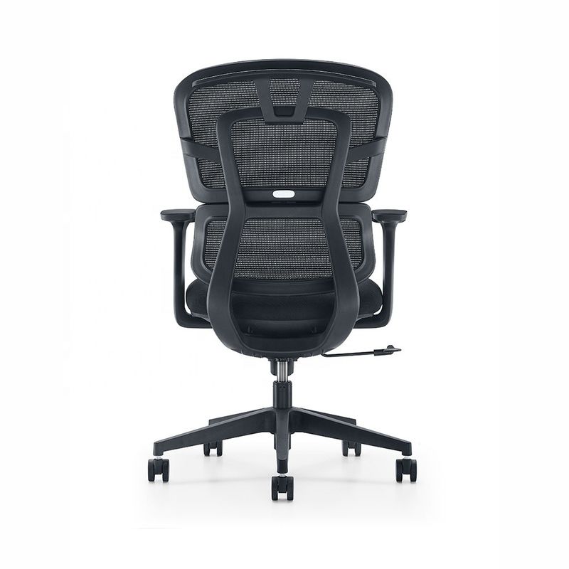 Sedile ergonomica per ufficio a doppia schiena regolabile a schiena media