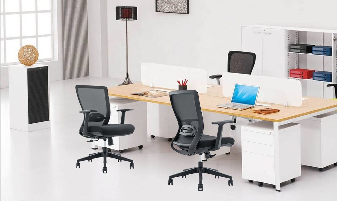 Moderno design ergonomico seduta ufficio a maglia media per Cadeira de Almoco commerciale