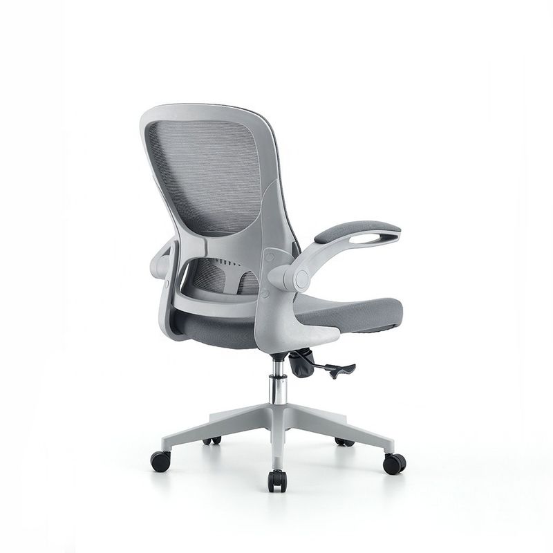 Sedile da ufficio ergonomica in schiuma esecutiva a maglia grigia regolabile per la casa/l'hotel/la scuola