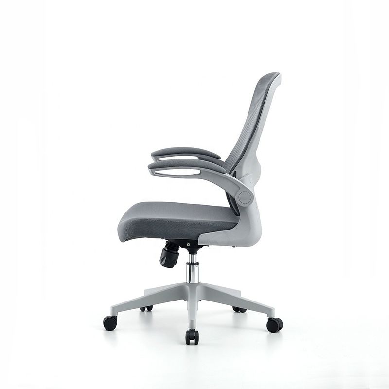 Sedile da ufficio ergonomica in schiuma esecutiva a maglia grigia regolabile per la casa/l'hotel/la scuola