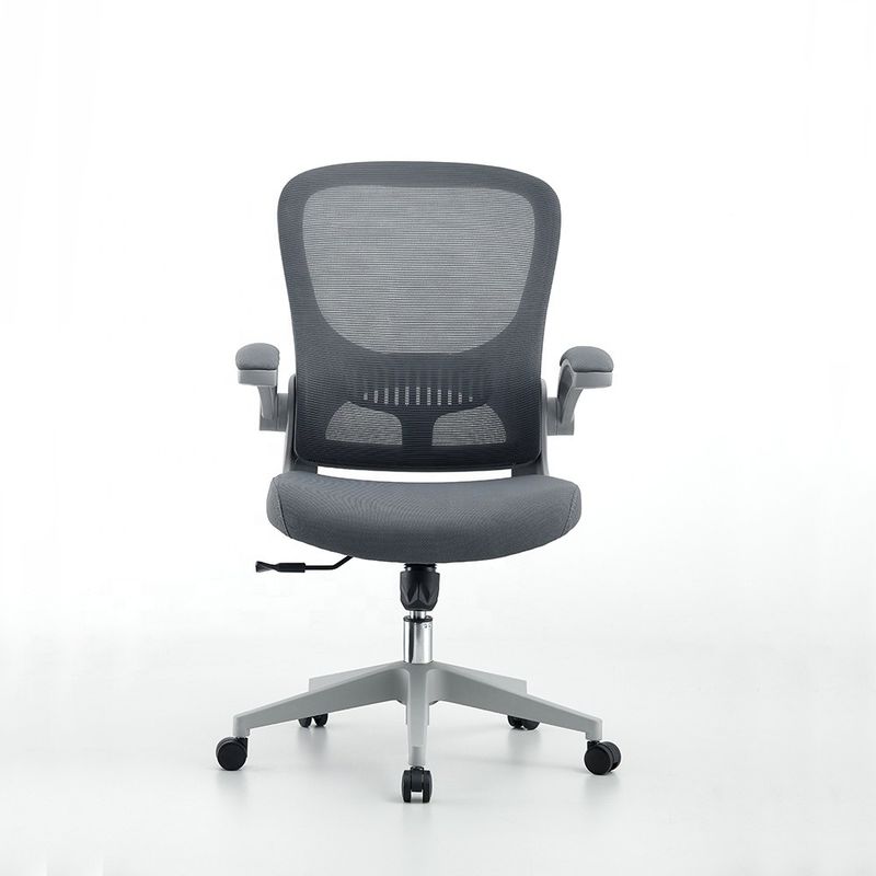 Sedile da ufficio ergonomica in schiuma esecutiva a maglia grigia regolabile per la casa/l'hotel/la scuola