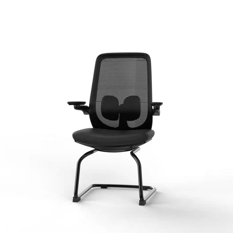 Sedia da conferenza da ufficio a maglia centrale in acciaio inossidabile per comfort e stile