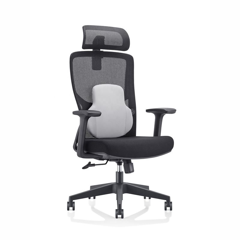 Meccanismo autocaricabile Sedia ergonomica a schiena alta a maglia per lavori di ufficio confortevoli