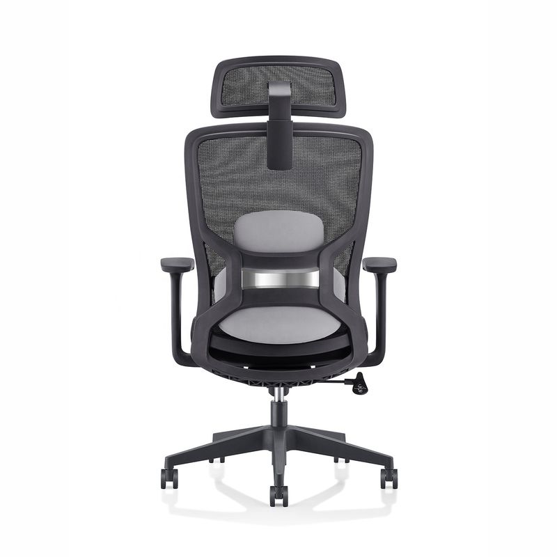Meccanismo autocaricabile Sedia ergonomica a schiena alta a maglia per lavori di ufficio confortevoli