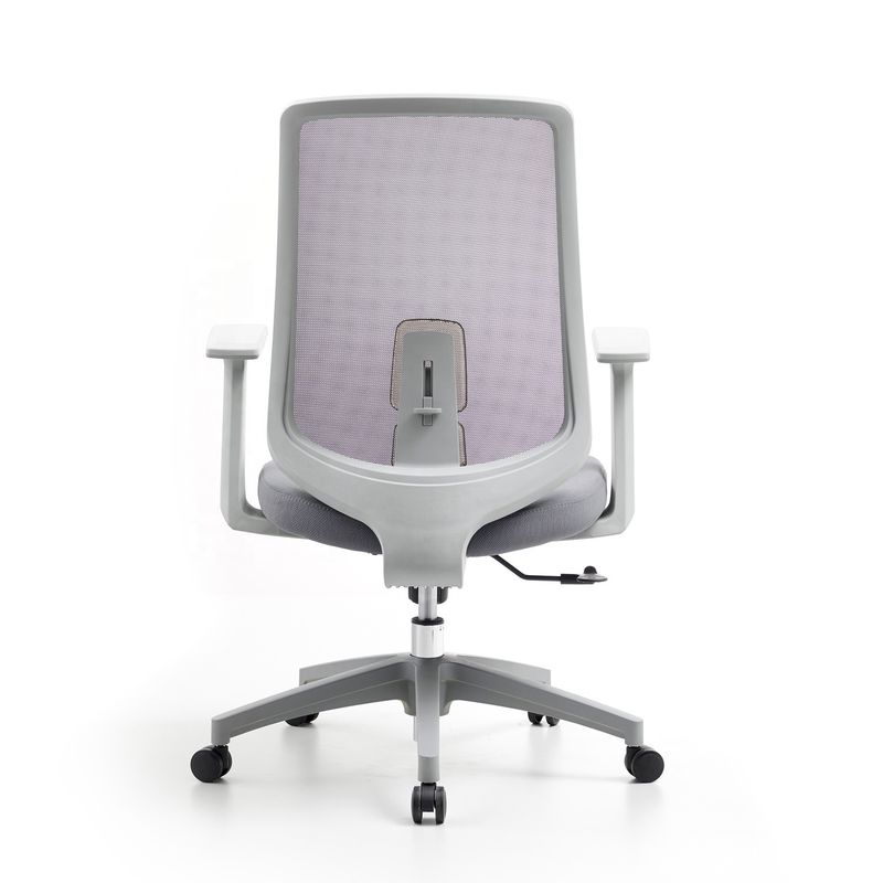 M-062B Sedile girante a maglia grigio con schiena media sedile ergonomica per dirigenti con schiena alta
