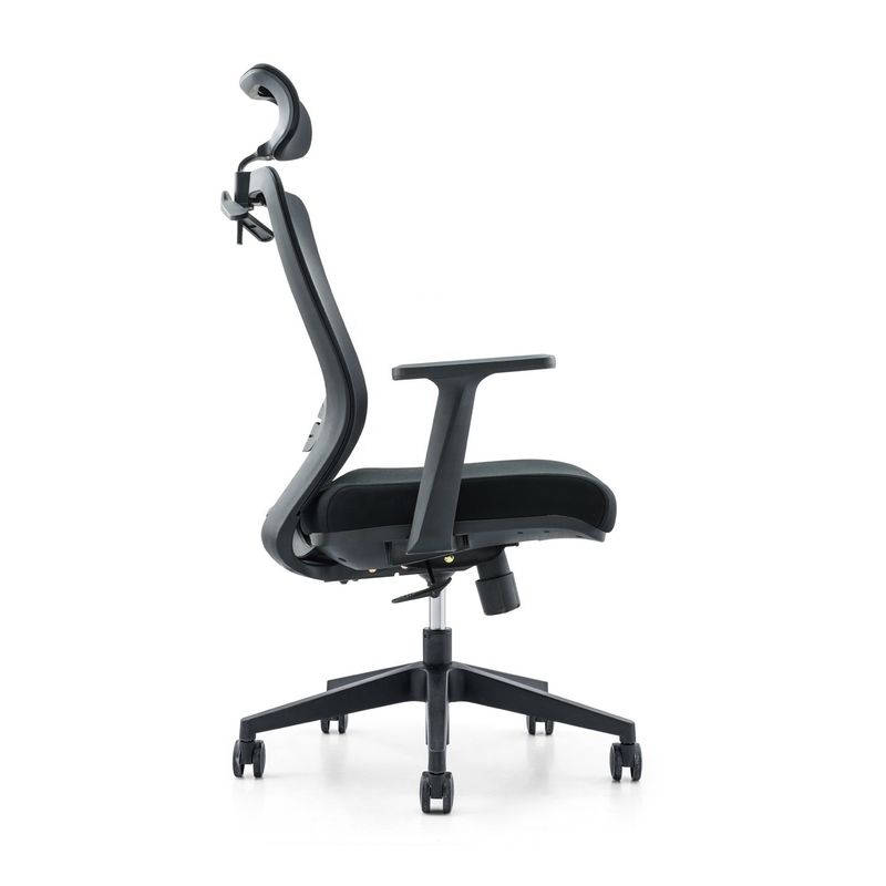 650*690*1150-1250mm Poltrona da ufficio regolabile di lusso con tessuto a maglia e braccio fisso