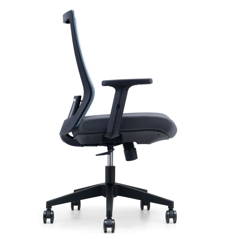 Modern Design Style Fabric Mid-back Mesh Office Executive Chair con braccio ergonomico 2D