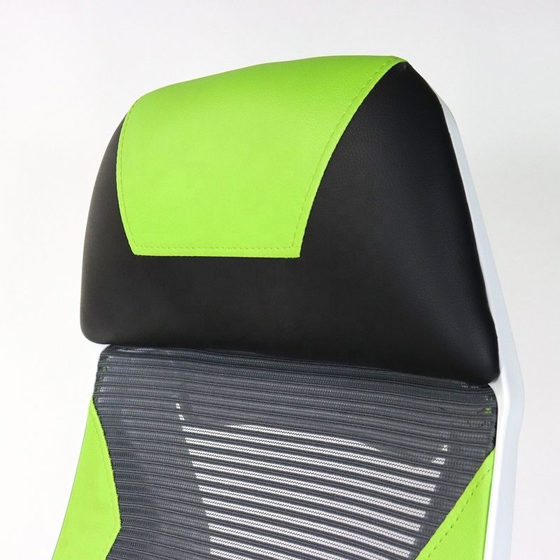 Customizze Fabric Mesh Back Mobili da ufficio girevoli in arancione per sala conferenze