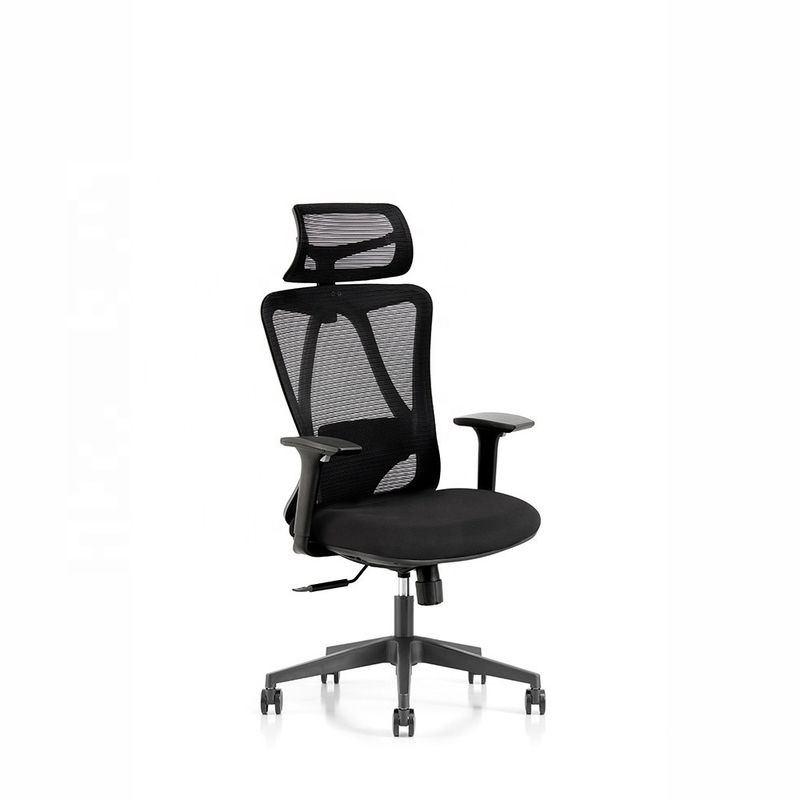 Spedizione gratuita Poltrona da ufficio di design moderno con 57 braccioli 3D e comodo cuscino del sedile