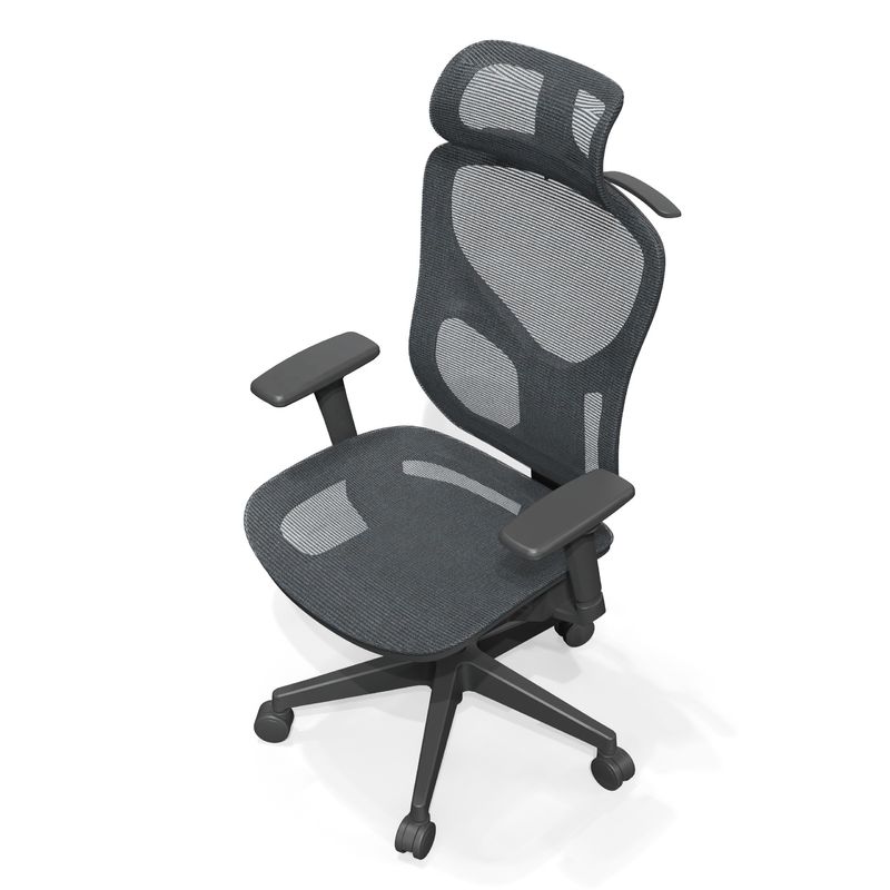 Sedia da ufficio ergonomica a maglia piena regolabile in stile di design moderno per il Guangdong