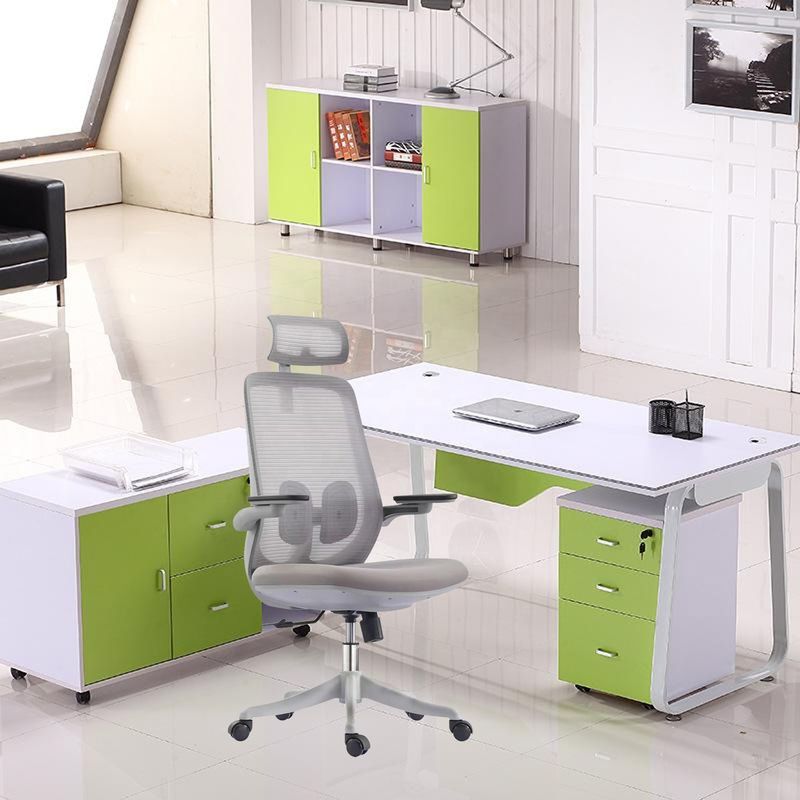 Acciaio inossidabile Y-SEATER HY3616 schiena Grigia maglia ufficio Executive Chair per il capo ufficio