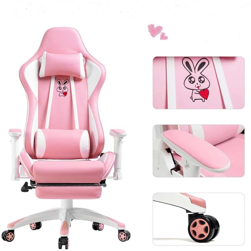 Sedile ergonomica in pelle Anji personalizzato per il comfort e lo stile dei giochi delle ragazze
