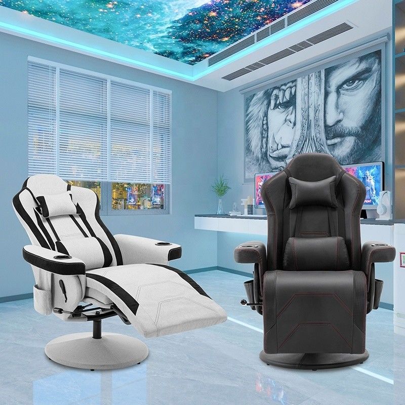 Ferro Metal Design Giapponese Lazy Boy Gamer Divano Recliner Rocker con sedia giratoria di gioco