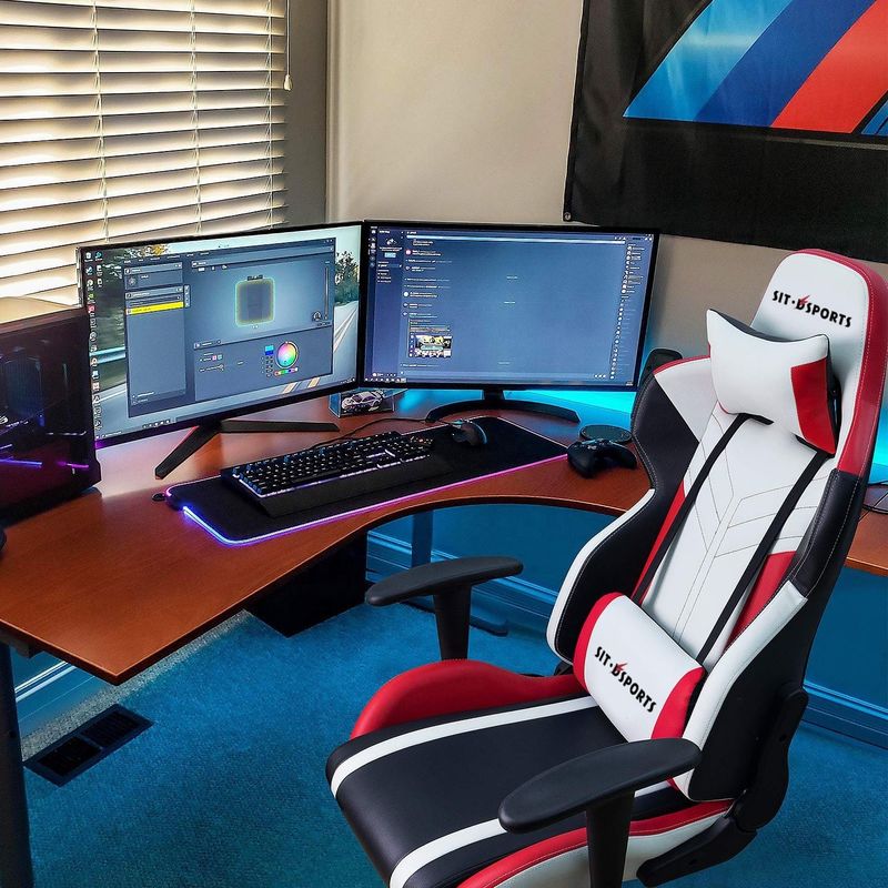 Confortevole PU pelle Massaggio personalizzato Y-SEATER Sedia da gioco per computer