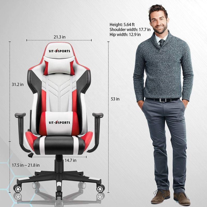Confortevole PU pelle Massaggio personalizzato Y-SEATER Sedia da gioco per computer