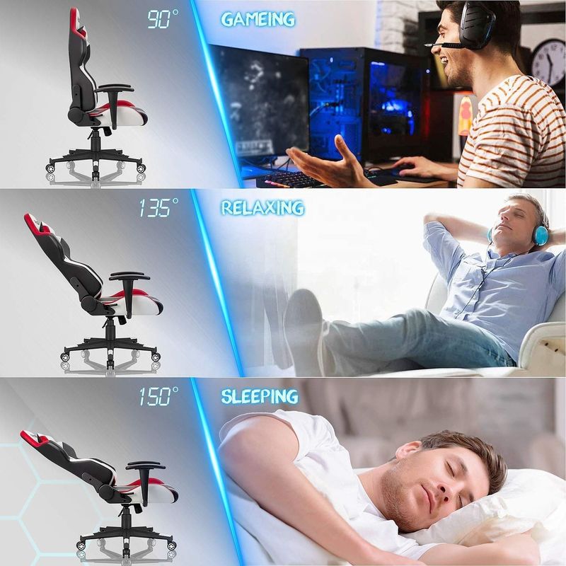 Confortevole PU pelle Massaggio personalizzato Y-SEATER Sedia da gioco per computer