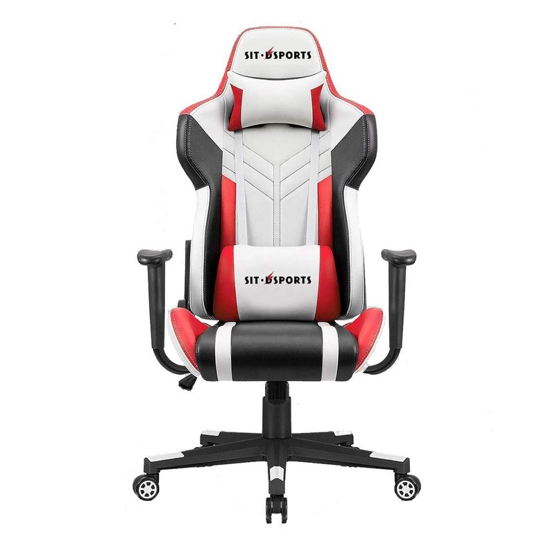 Professionale sedia da gioco in pelle bianca PU per un'esperienza di sport elettronico comoda