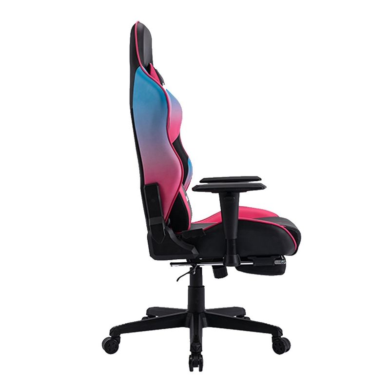 Flowing Light And Color Luxury PU Leather Racing Gaming Chair per computer gamer
