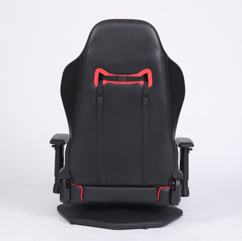 HCYZ sedia da gioco per computer in pelle di PVC grigio con design rotante conveniente e durevole