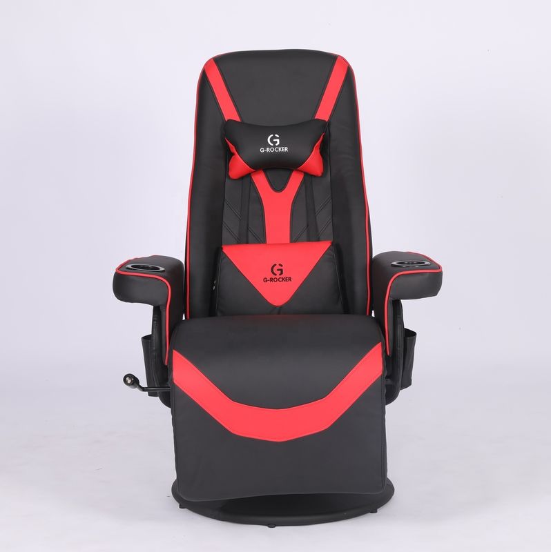 Sedia da ufficio specifica Sedia da gioco di lusso con portatavola in pelle rosa in stile da corsa