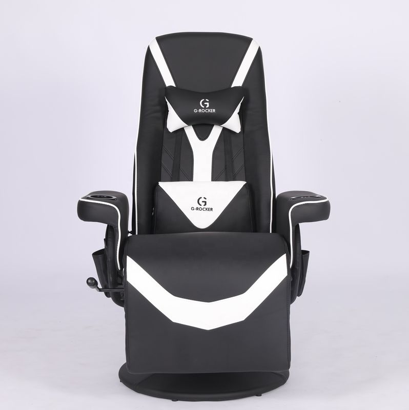 Sedia da ufficio specifica Sedia da gioco di lusso con portatavola in pelle rosa in stile da corsa