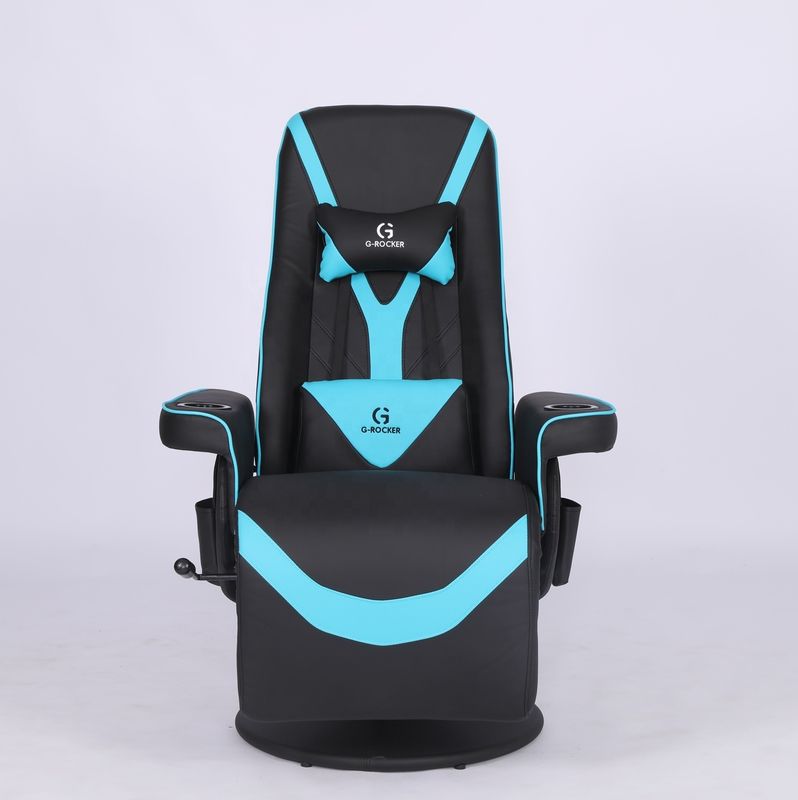 Sedia da ufficio specifica Sedia da gioco di lusso con portatavola in pelle rosa in stile da corsa