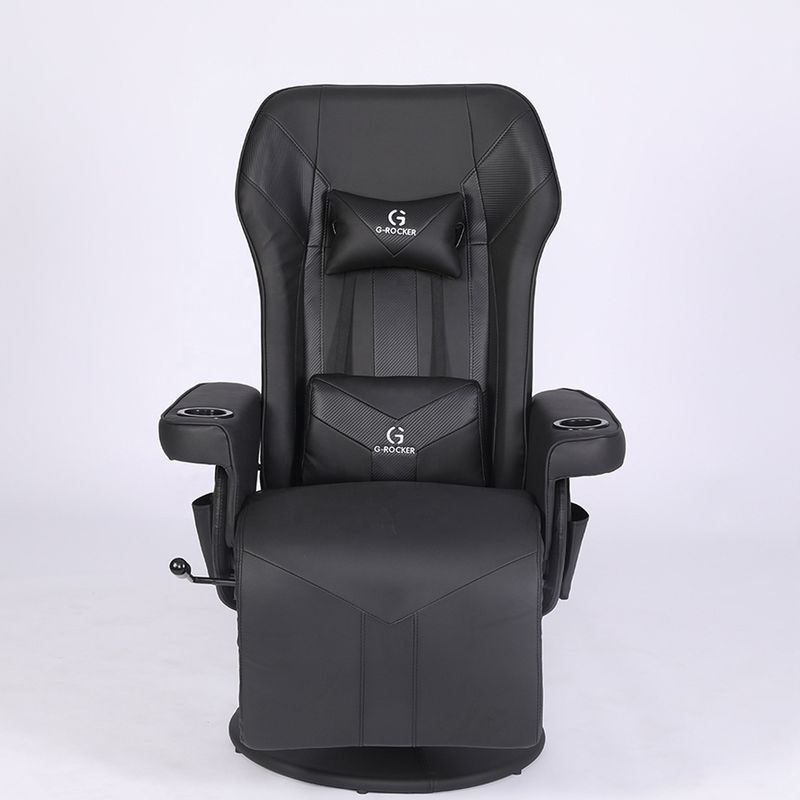 Sedia da ufficio specifica Sedia da gioco di lusso con portatavola in pelle rosa in stile da corsa