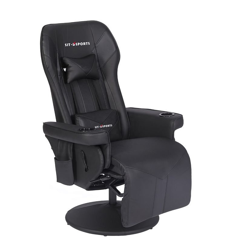 ODM OEM Executive Chair Racing Style Sedile da gioco in cuoio con portatavola e poggiapiedi