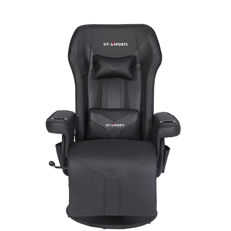 ODM OEM Executive Chair Racing Style Sedile da gioco in cuoio con portatavola e poggiapiedi