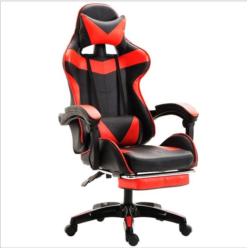 Sedia da sport elettronica in ferro di tipo metallico Cattedra da gioco in cuoio PU confortevole per professionisti