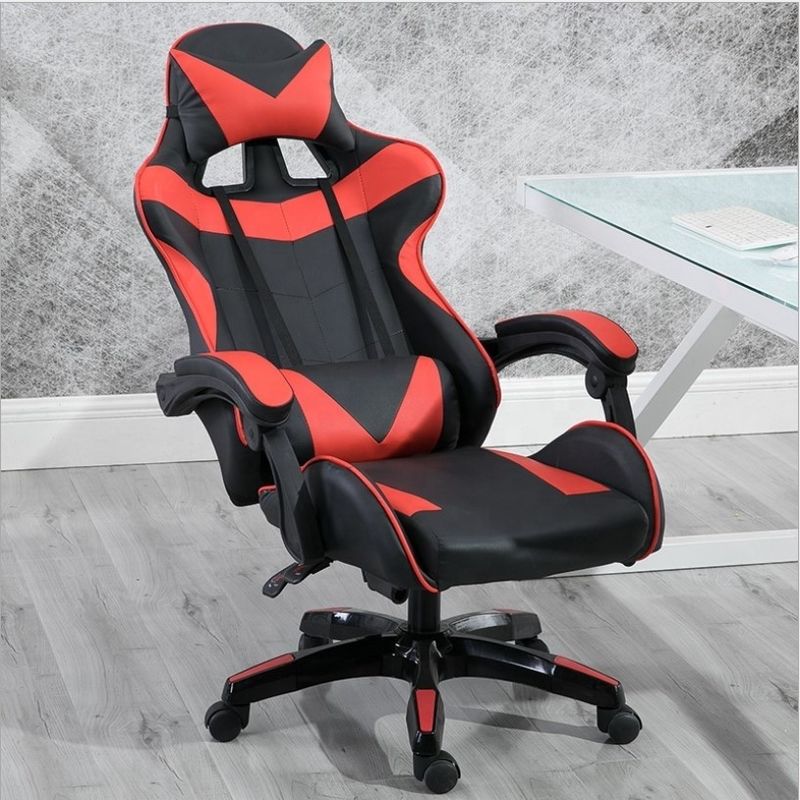 Moderno design di sedia da gioco in pelle in pvc schienale regolabile da 90 a 180 per il supporto finale