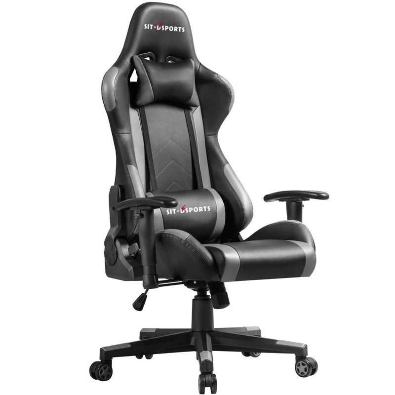 Sedia sportiva ergonomica in cuoio in stile design tradizionale per giochi di ufficio esecutivo
