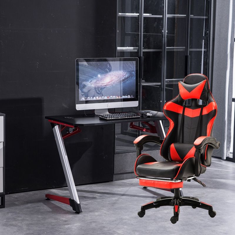 Sedia da sport elettronica in ferro di tipo metallico Cattedra da gioco in cuoio PU confortevole per professionisti