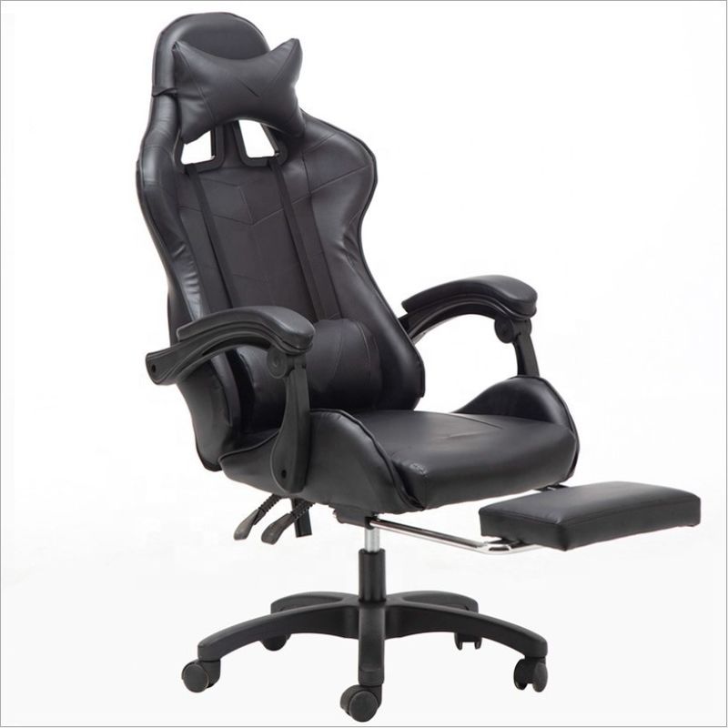 Sedia da sport elettronica in ferro di tipo metallico Cattedra da gioco in cuoio PU confortevole per professionisti
