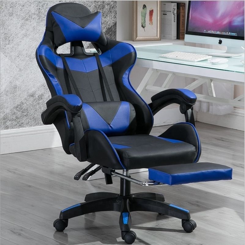 Sedia da sport elettronica in ferro di tipo metallico Cattedra da gioco in cuoio PU confortevole per professionisti